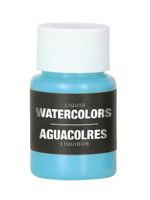 Maquillaje Liquido Azul Claro al Agua - Maquillaje