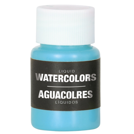 Maquillaje Liquido Azul Claro al Agua - Maquillaje