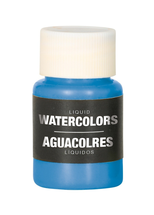 Maquillaje Liquido Azul Oscuro al Agua - Maquillaje