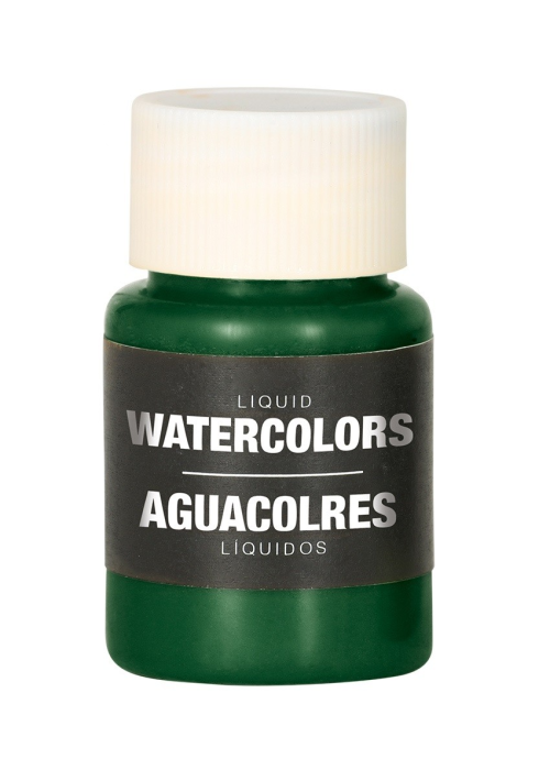 Maquillaje Liquido Verde Oscuro al Agua - Maquillaje