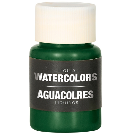 Maquillaje Liquido Verde Oscuro al Agua - Maquillaje