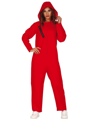 Costume Carcerato con Cappuccio Rosso - Disfraces de El Juego del Calamar Adulto