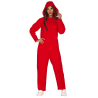Costume Carcerato con Cappuccio Rosso - Disfraces de El Juego del Calamar Adulto