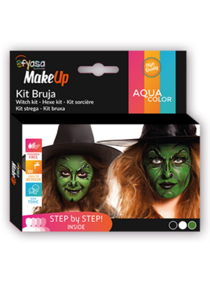 Maquillaje de Bruja 3 Colores - Maquillaje