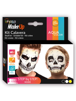 Comprar Maquillaje de Calavera 3 Colores - Maquillaje