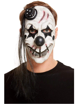 Mascara Payaso con Gorrito Negro - Mascaras Halloween
