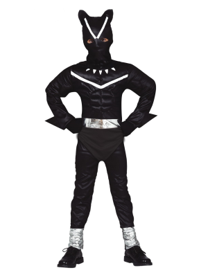 Costume of Black Feline Child