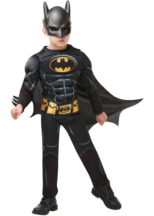 Batman mozorroa Beltza Core Deluxe Seme-alabak