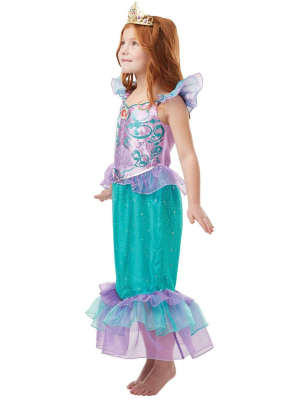 Disfraz de Sirenita Ariel Gliter/Sparkle Deluxe Infantil - Disfraces de La Sirenita