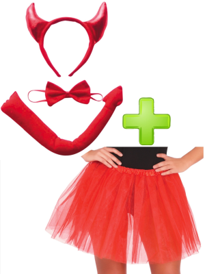 Set de diablesa adulto - Packs Disfraces Halloween Adulto