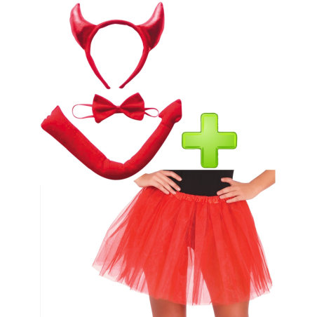 Set de diablesa adulto - Packs Disfraces Halloween Adulto