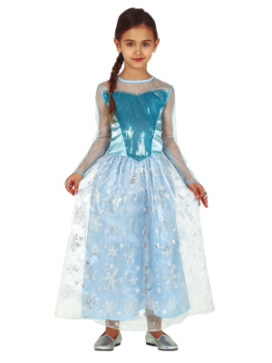 Disfraz de Princesa De Hielo Infantil - Princesa de Hielo