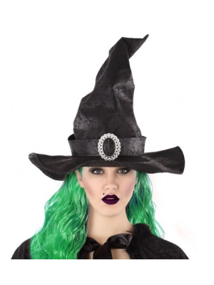 Sombrero Bruja Negra - Complementos de Brujas y hechiceros