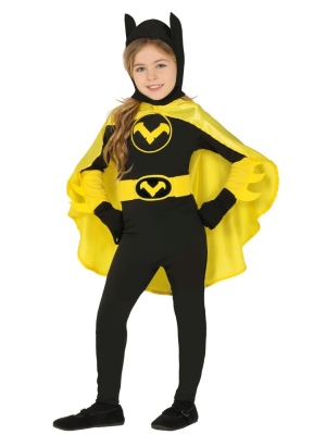 Disfraz de Bat Niña Heroina Infantil - Disfraces de Superheroes Infantiles