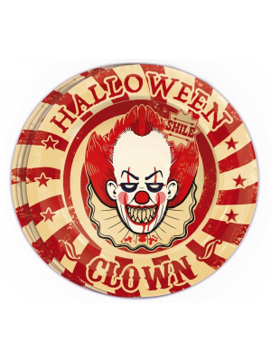 plater Clown 8 uds 23cms