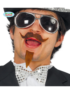 Bow Tie Sequin Silver