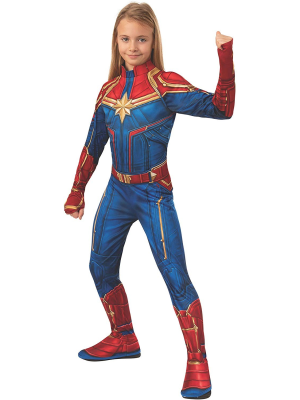 Disfraz de capitana Marvel Classic Infantil - Infinity War y Endgame