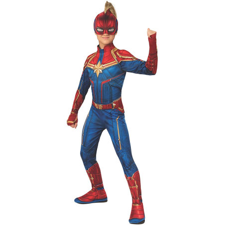 Disfraz de capitana Marvel Classic Infantil - Infinity War y Endgame