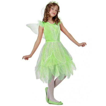 Disfraz de Hada Verde Infantil - Disfraces de Hadas, Elfos, Duendes para Niña