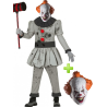 Disfraz de Payaso Malo con mascara de Pennywise - Packs Disfraces Halloween Adulto