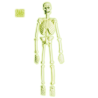Esqueleto 90 cm Fosforescente - Calaveras y Esqueletos