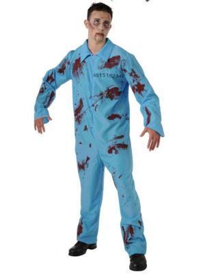 Disfraz de Convicto Azul - Disfraces Halloween Hombre