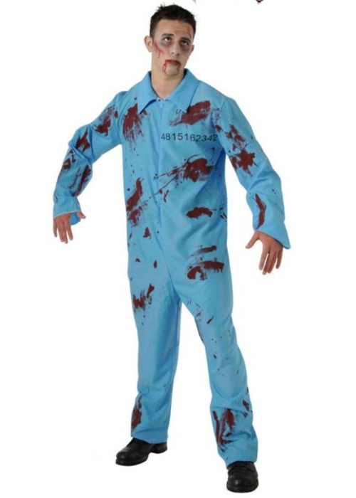 Disfraz de Convicto Azul - Disfraces Halloween Hombre