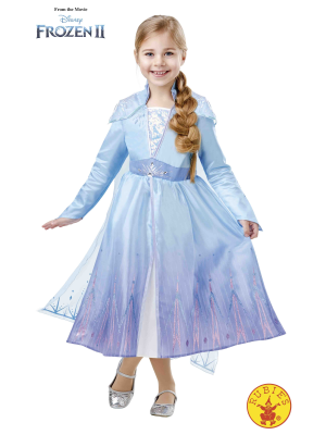 Disfraz de Elsa Travel Frozen2 Deluxe Infantil - Disfraces de Princesa del Hielo
