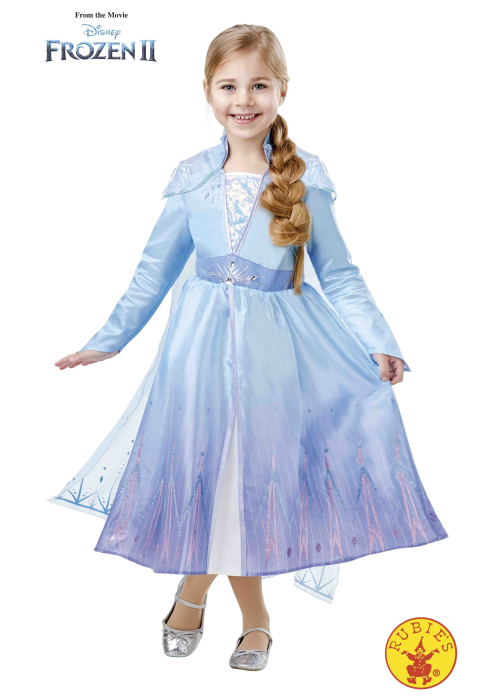 Vestit d'Elsa Viatges Frozen2 Deluxe Nen