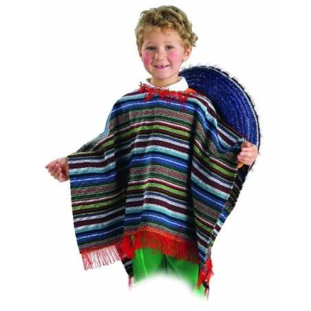 Erosi Poncho Mexikoko Seme-alabak bakarrik 11.00€ – mozorro Denda online