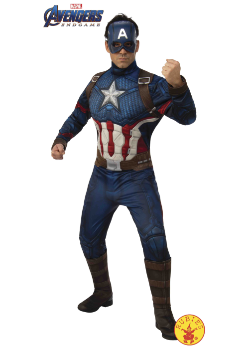 Disfraz de Capitan America Endgame DLX - Infinity War y Endgame