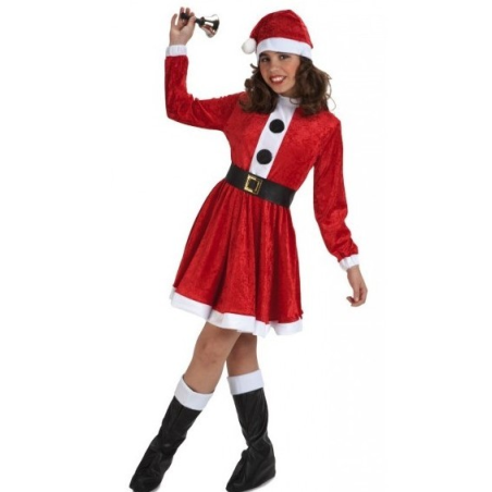 Disfraz de Mama Noel Infantil - Disfraces Navideños para Niñas