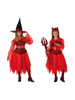 Disfraz de Bruja Demonio Infantil - Disfraces Halloween Niña
