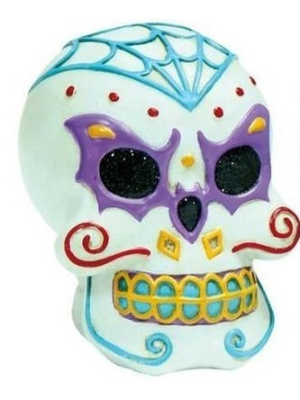 Calavera Porcelana Grande - HALLOWEEN