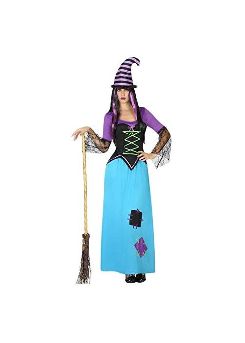 Disfraz de Bruja Colores Larga - HALLOWEEN