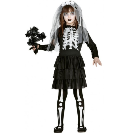 Vestit de Núvia de l'esquelet Infantil