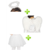 Set de Angel Blanco Infantil - Complementos Navideños