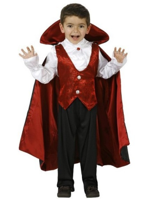 Disfraz de Vampiro Rojo Infantil - Disfraces de Vampiros y Goticos para Niños