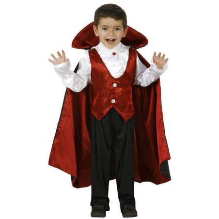 Disfraz de Vampiro Rojo Infantil - Disfraces de Vampiros y Goticos para Niños