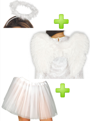 Set de Angel Blanco Adulto - Sets