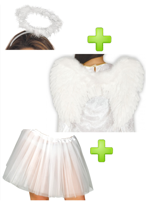 Set de Angel Blanco Adulto - Sets