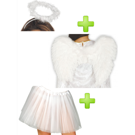 Set de Angel Blanco Adulto - Sets