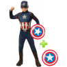 Disfraz de Capitan America con Escudo - Packs Capitan America