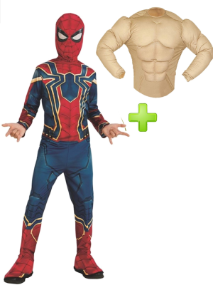 Comprar Disfraz de Iron Spiderman con Musculos - Packs de Spiderman