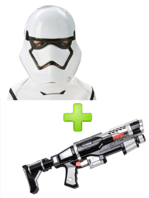 Comprar Mascara de Stormtrooper y fusil - Packs Star Wars