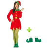 Disfraz de Elfa con babuchas - Packs Navideños