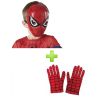 Maskara Spiderman eta eskularruak.