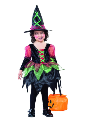 Disfraz de Bruja Colores Bebe - Disfraces de Brujas y Hechiceros para Bebes