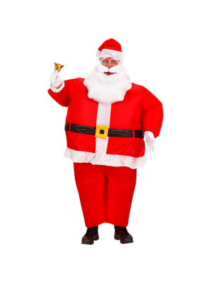 Disfraz de Papa Noel Hinchable - Disfraces Navideños para Hombres