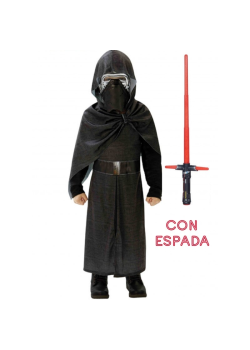 Disfraz de Kylo Ren Deluxe con Espada Infantil - Star Wars